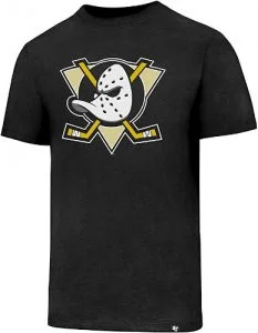 camiseta anaheim ducks hombre negra