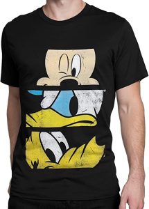 camiseta donald mickey pluto