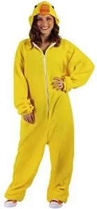 disfraz de pato amarillo adulto