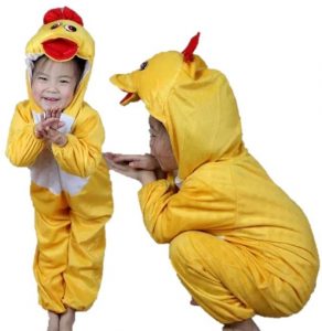 disfraz de patito amarillo niño