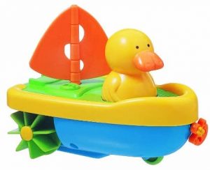 Juguete de bañera barco con pato