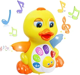 pato de juguete que canta y baila