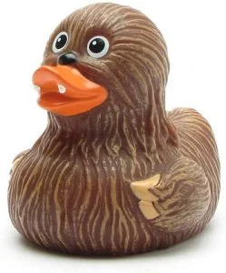 pato de goma Chewbacca de Star Wars