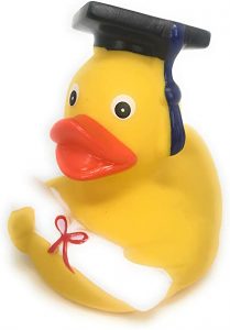 pato de goma diplomado