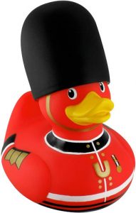 pato de goma guardia inglesa