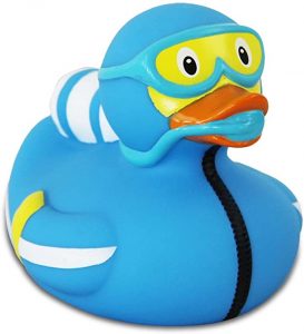 pato de goma buceador