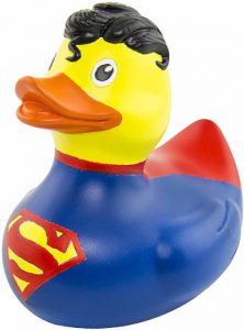 pato de goma Superman