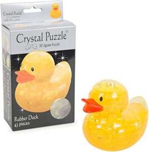 Rompecabezas 3D pato de cristal